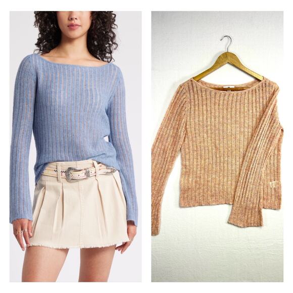 Feminine Romantic BP Ladder Stitch Sweater - Size M - Picture 1 of 9